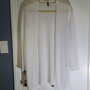 H&M white cardigan